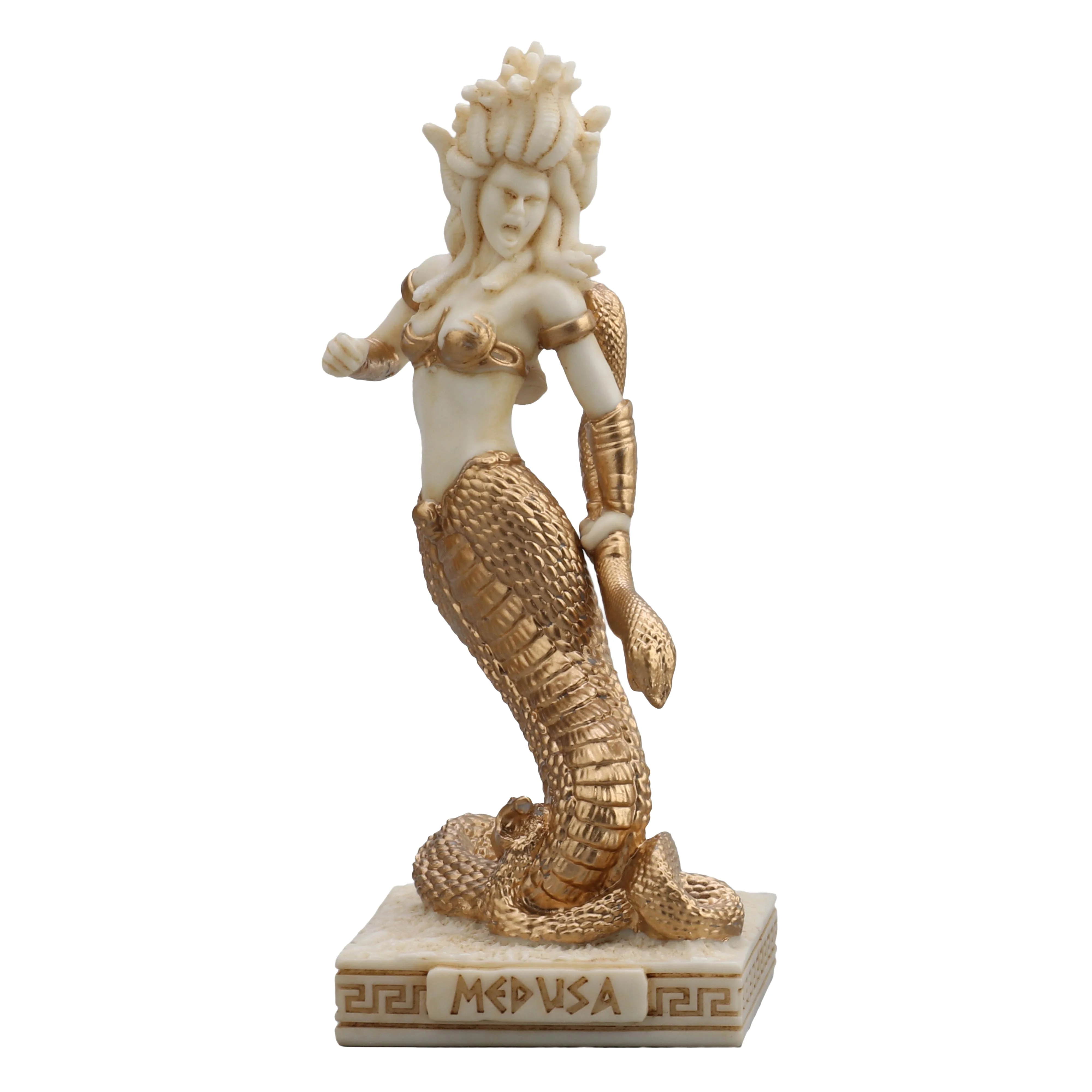 Μέδουσα Γοργόνα – Άγαλμα σε λευκό Veronese Design, 9 cm