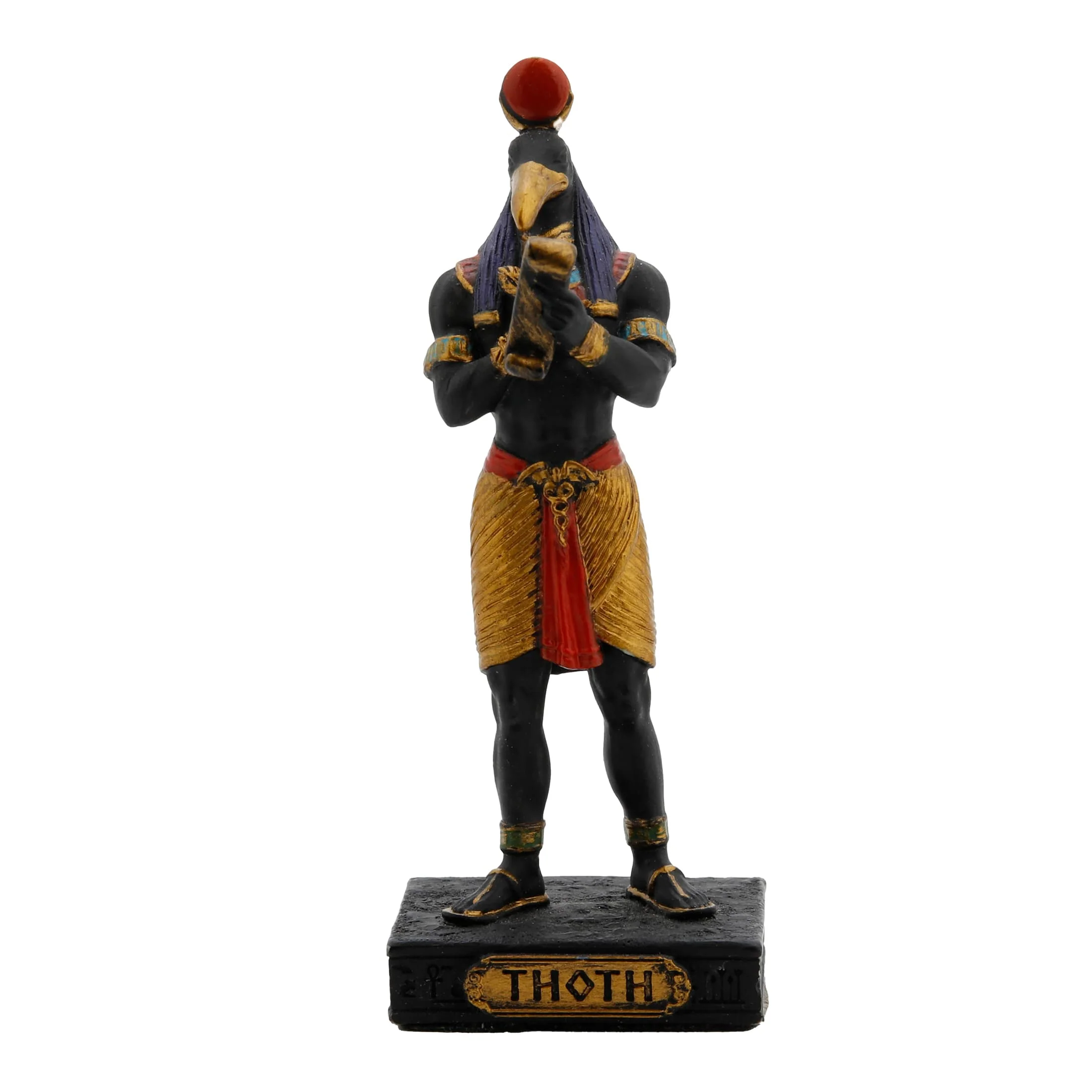 Θωθ Αιγυπτιακός Θεός – Άγαλμα από ρητίνη Veronese Design, 8,5 cm