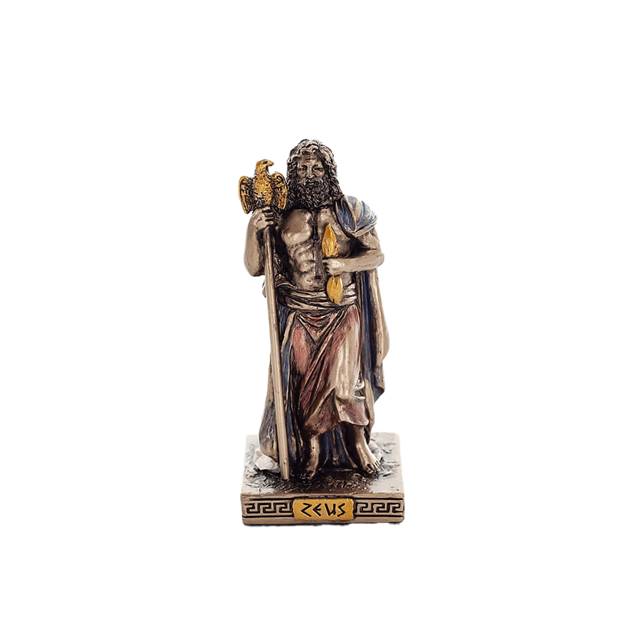 Δίας – Άγαλμα με μπρονζέ φινίρισμα Veronese Design, 8,5 cm
