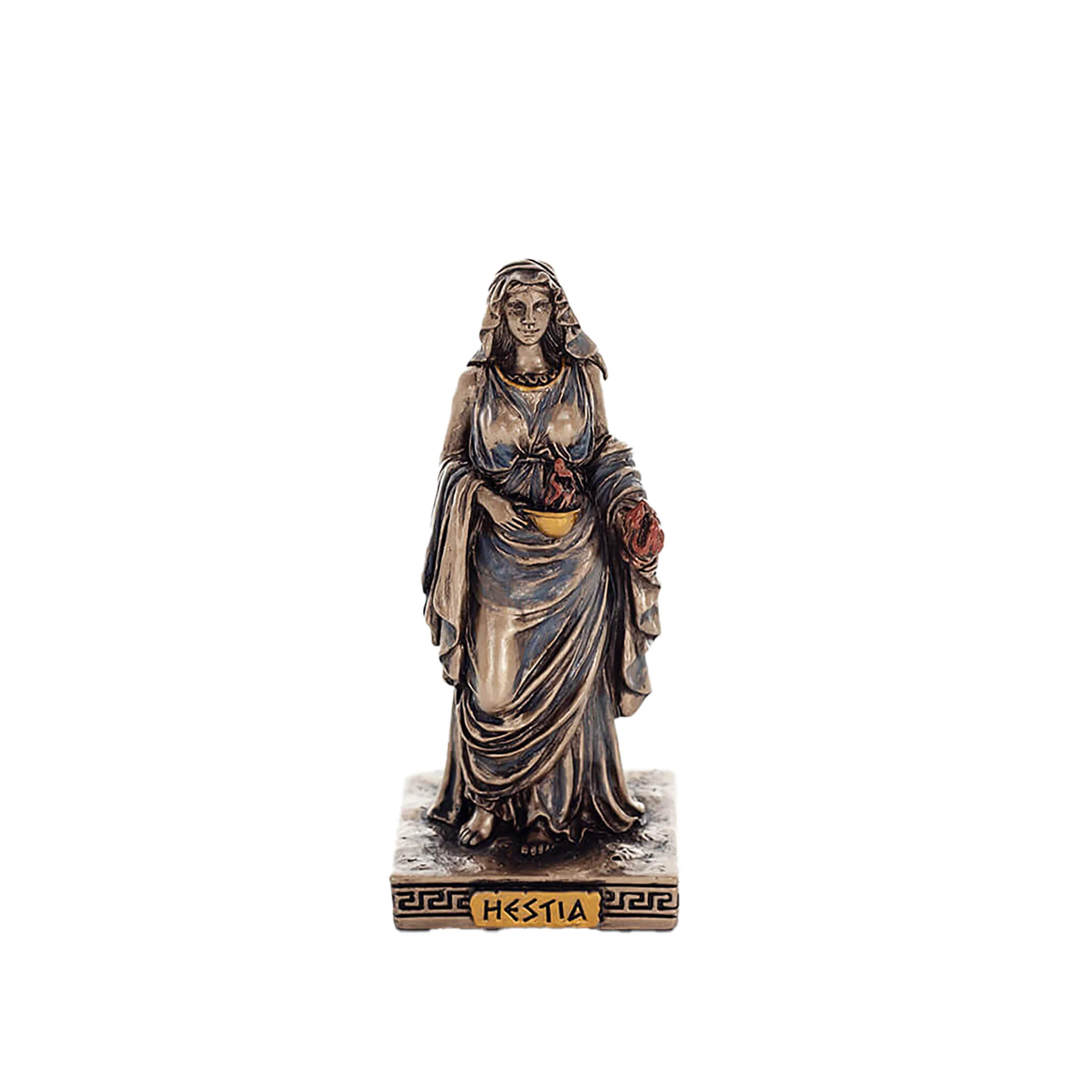 Εστία – Άγαλμα με μπρονζέ φινίρισμα Veronese Design, 8,5 cm