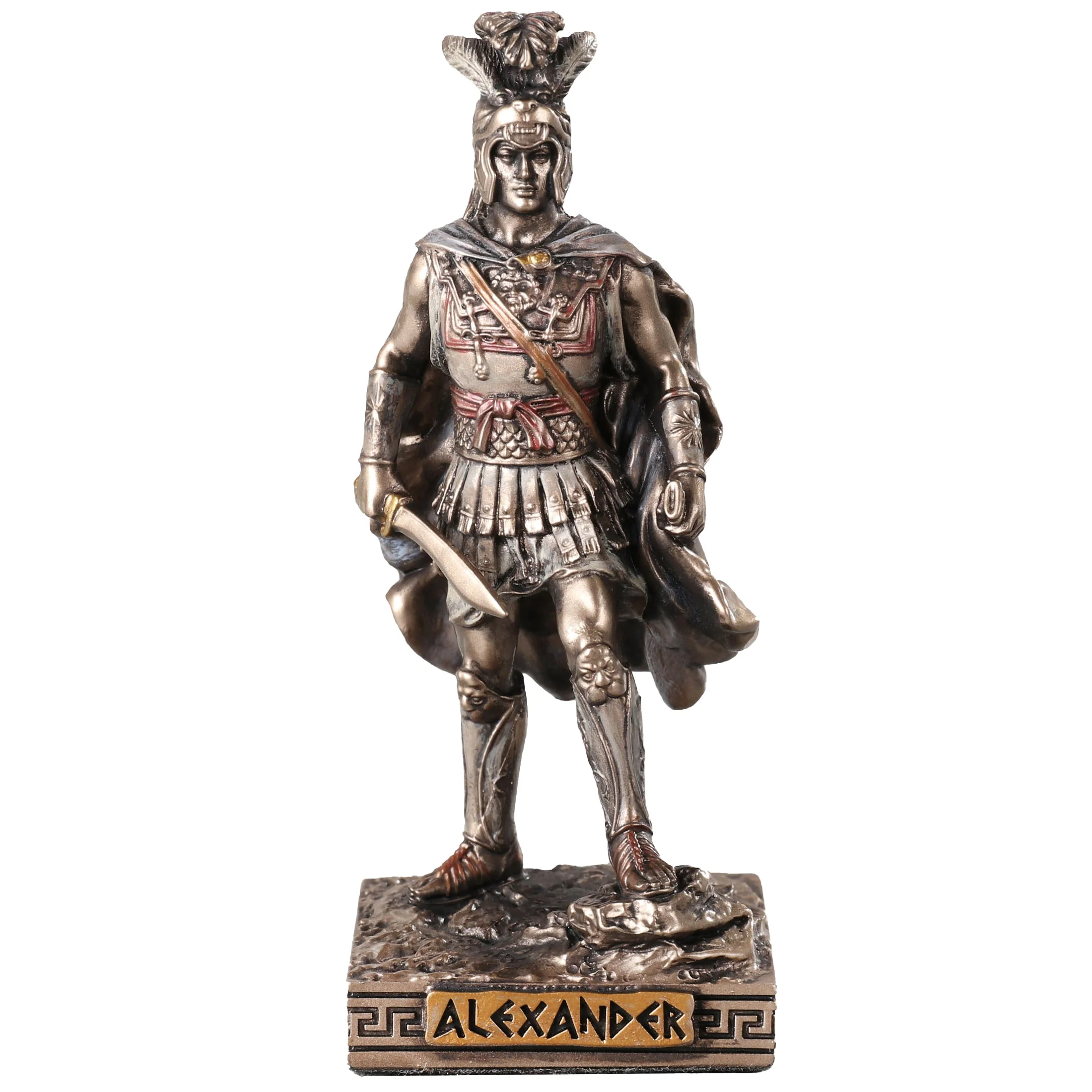 Μέγας Αλέξανδρος, Βασιλιάς της Μακεδονίας – Άγαλμα με μπρονζέ φινίρισμα Veronese Design, 9,3 cm