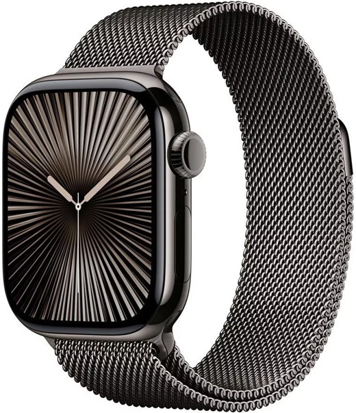 APPLE WATCH SERIES 10 42MM NATURAL TITANIUM NATURAL MILANESE LOOP + CELLULAR EU