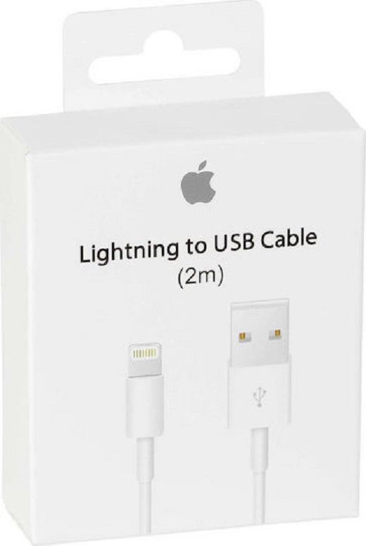 APPLE USB TO LIGHTNING CABLE (2M) WHITE EU