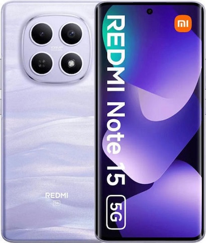 XIAOMI REDMI NOTE 15 5G 128GB ROM/6GB RAM MIST PURPLE EU