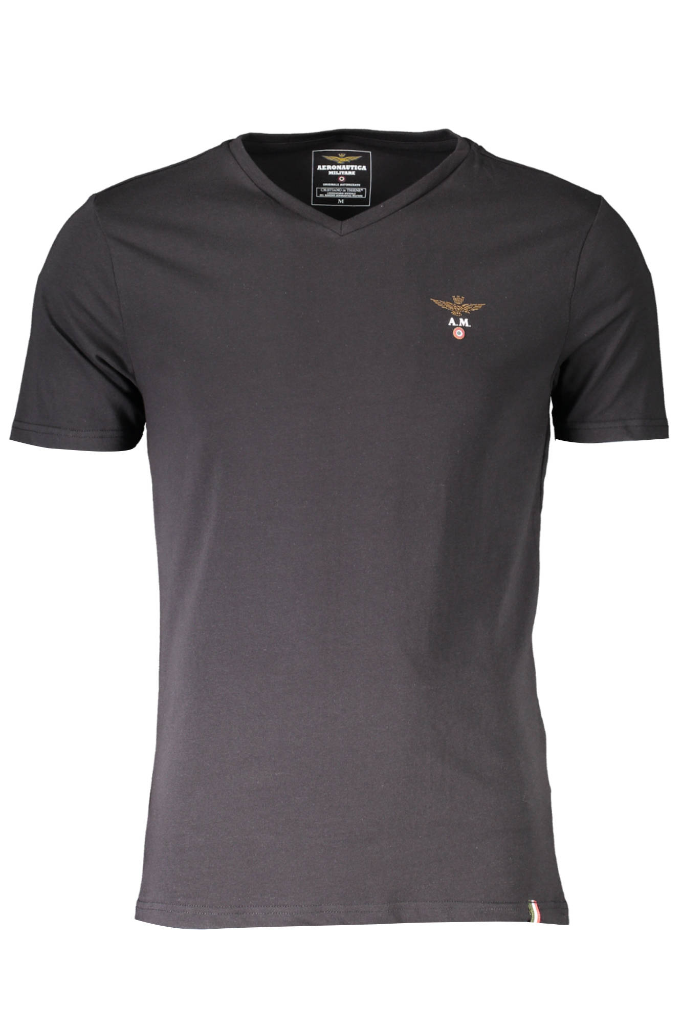 T-shirt AERONAUTICA MILITARE για άνδρες – Μαύρο