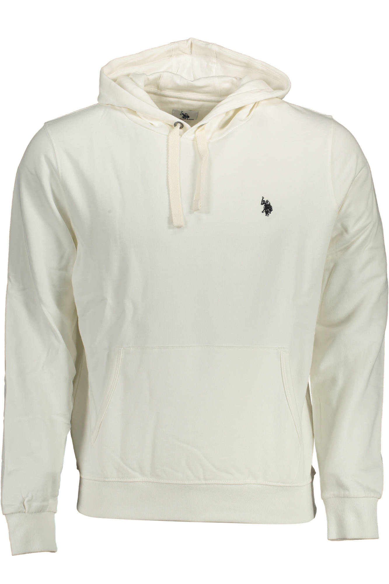 Φούτερ με κουκούλα U.S. POLO ASSN. για άνδρες – Λευκό