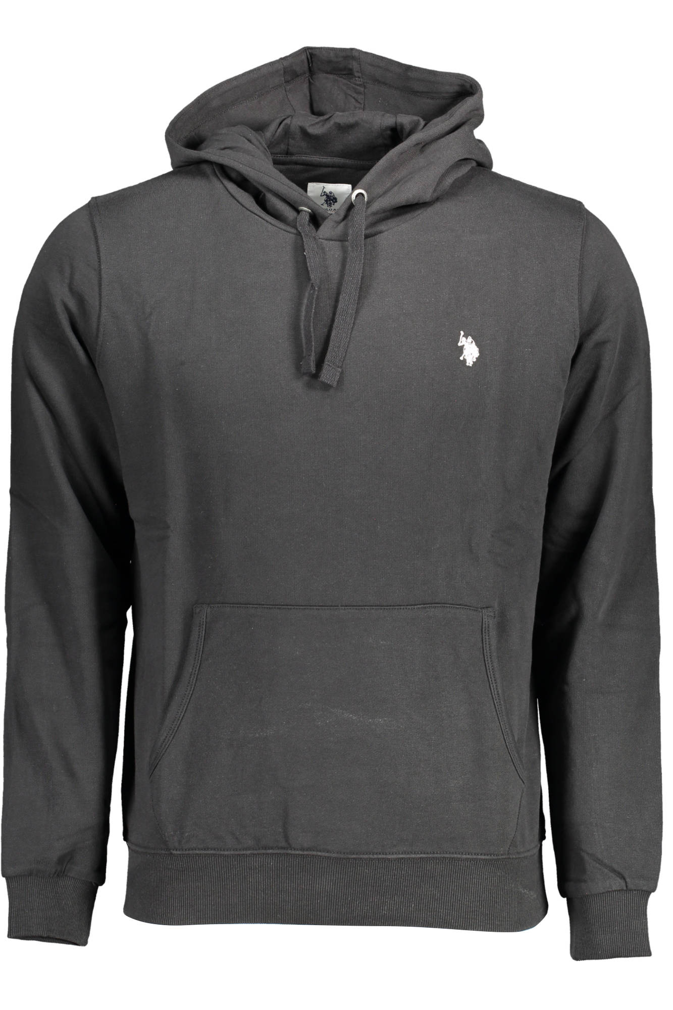 Φούτερ με κουκούλα U.S. POLO ASSN. για άνδρες – Μαύρο