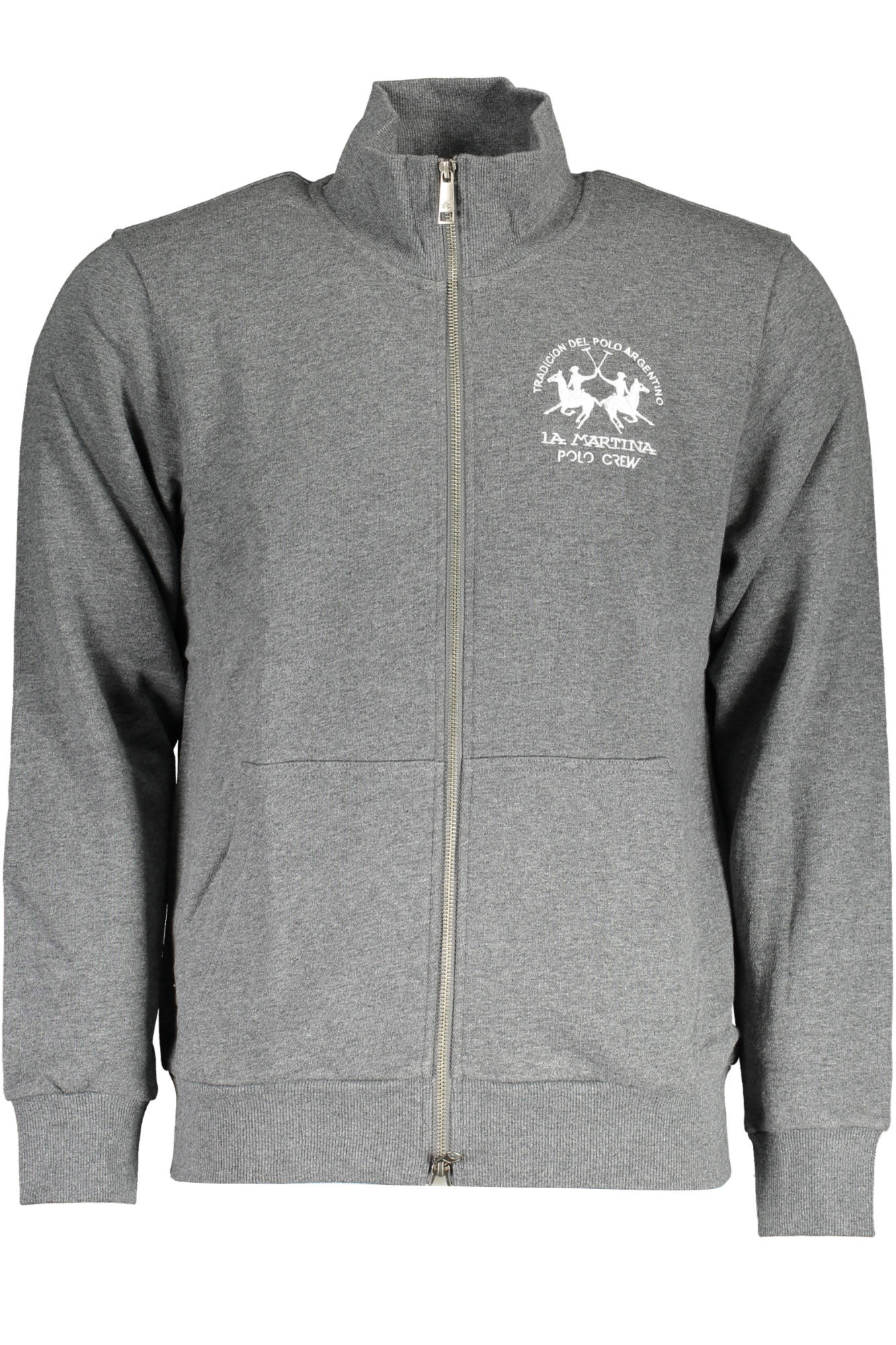 Ζακέτα φούτερ LA MARTINA για άνδρες – Γκρι