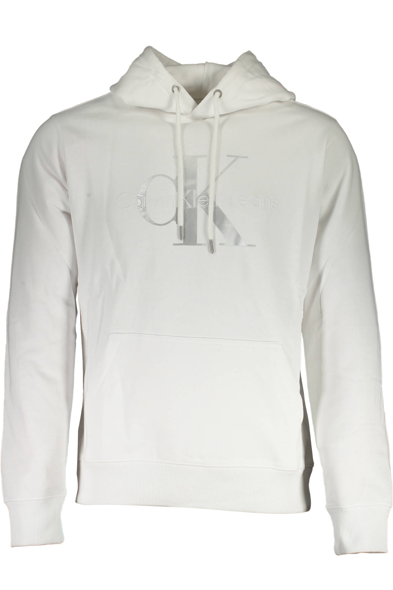 Φούτερ με κουκούλα CALVIN KLEIN για άνδρες – Λευκό