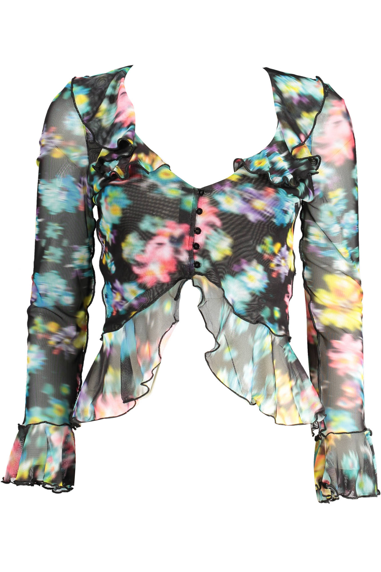 T-shirt DESIGUAL για γυναίκες – Μαύρο