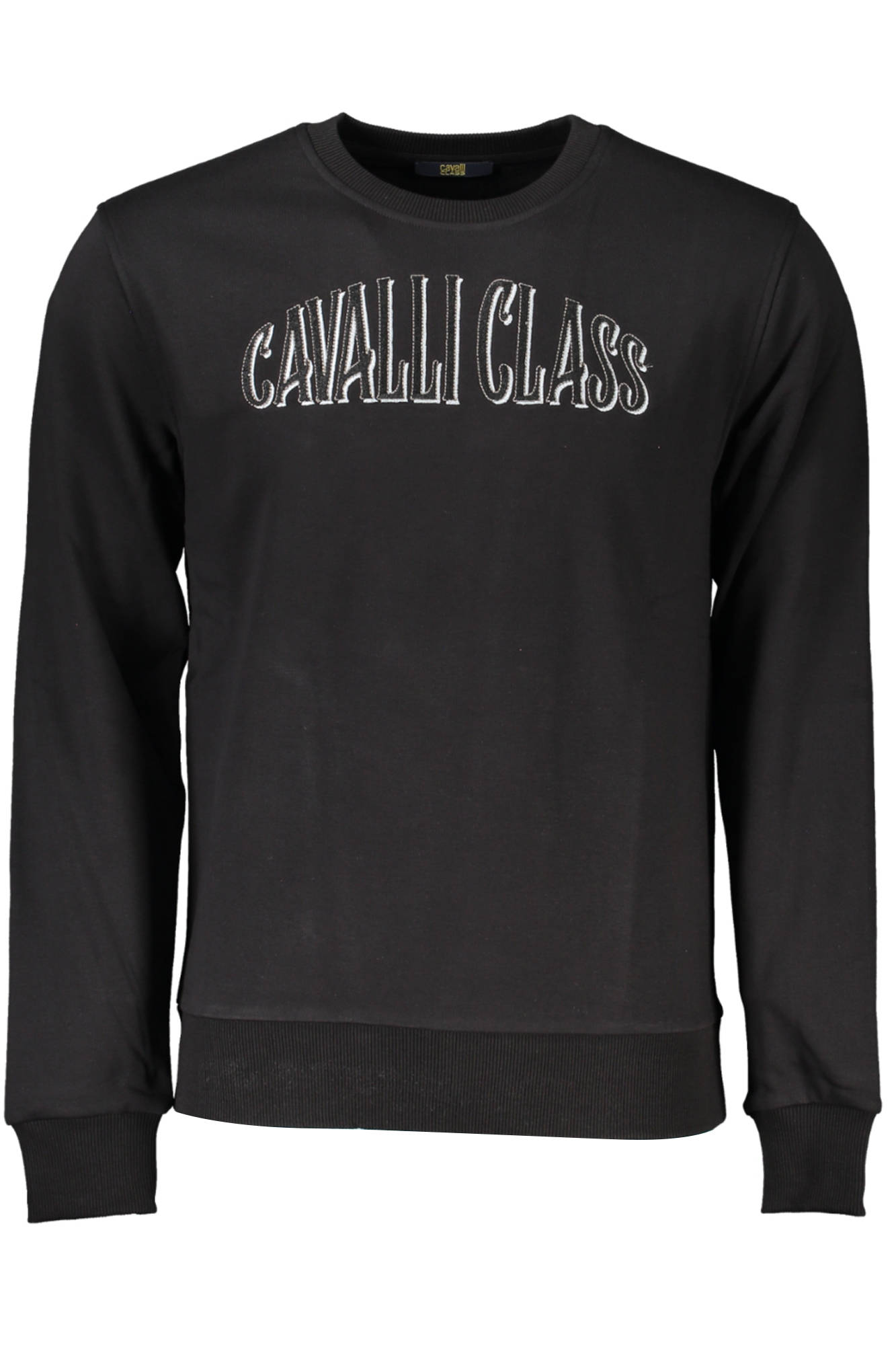 Φούτερ με κουκούλα CAVALLI CLASS για άνδρες – Μαύρο