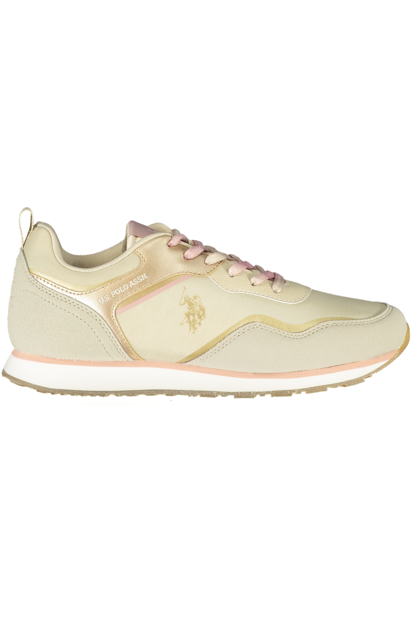 Sneakers U.S. POLO ASSN. για γυναίκες – Μπεζ