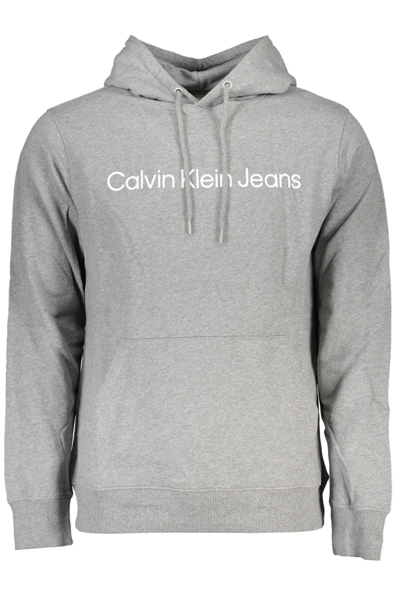 Φούτερ με κουκούλα Calvin Klein για άνδρες – Γκρι