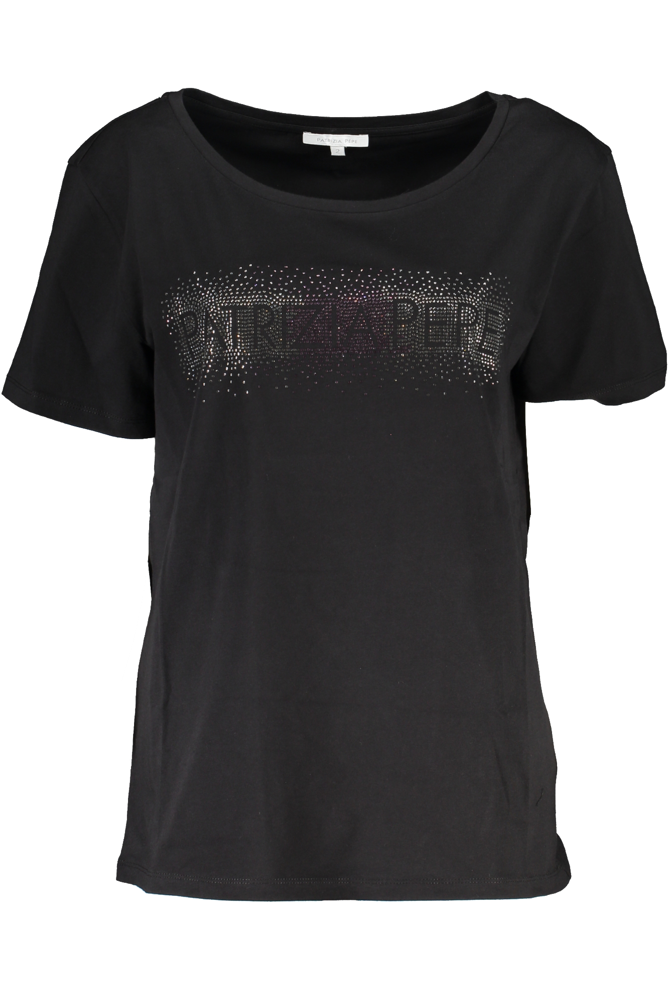 T-shirt Patrizia Pepe για γυναίκες – Μαύρο