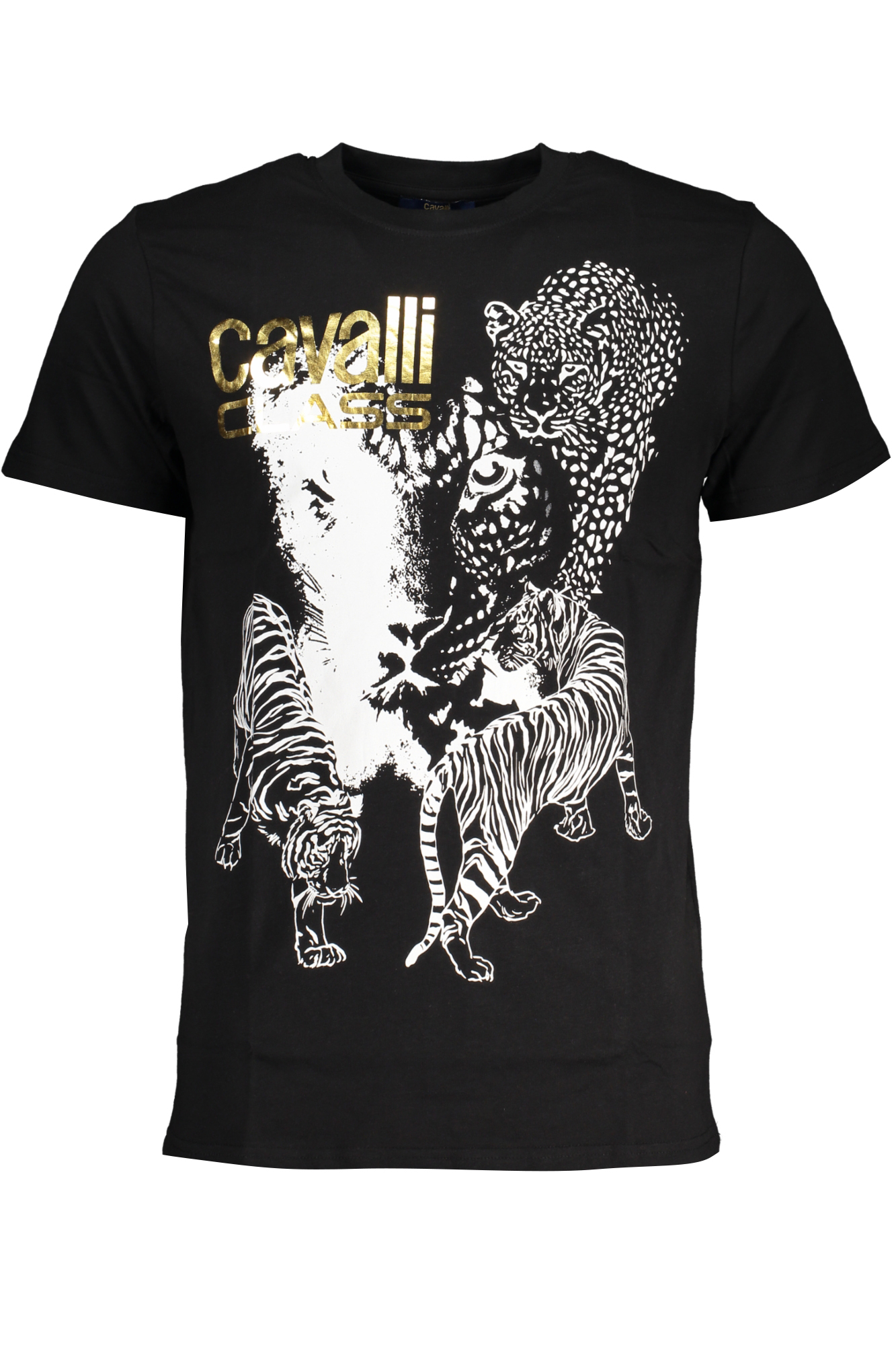 T-shirt CAVALLI CLASS για άνδρες – Μαύρο