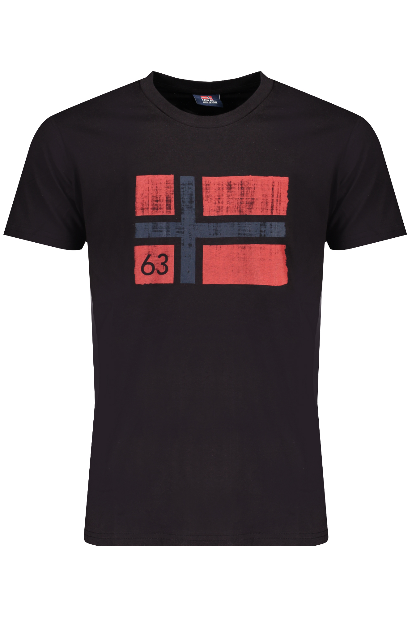 T-shirt NORWAY 1963 για άνδρες – Μαύρο