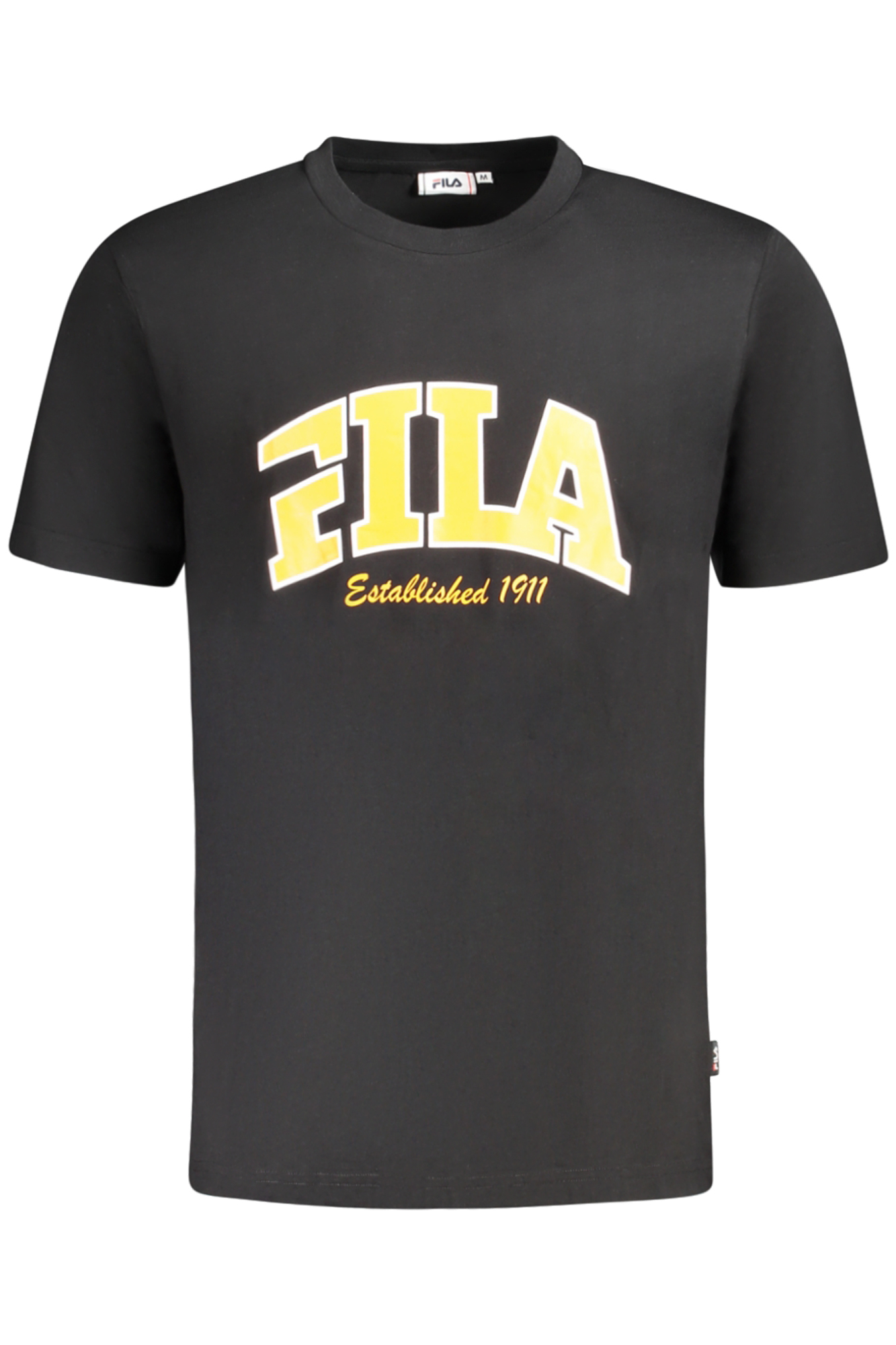 T-shirt FILA για άνδρες – Μαύρο