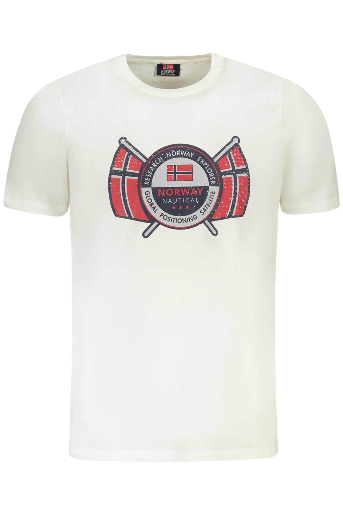 T-shirt NORWAY 1963 για άνδρες – Λευκό