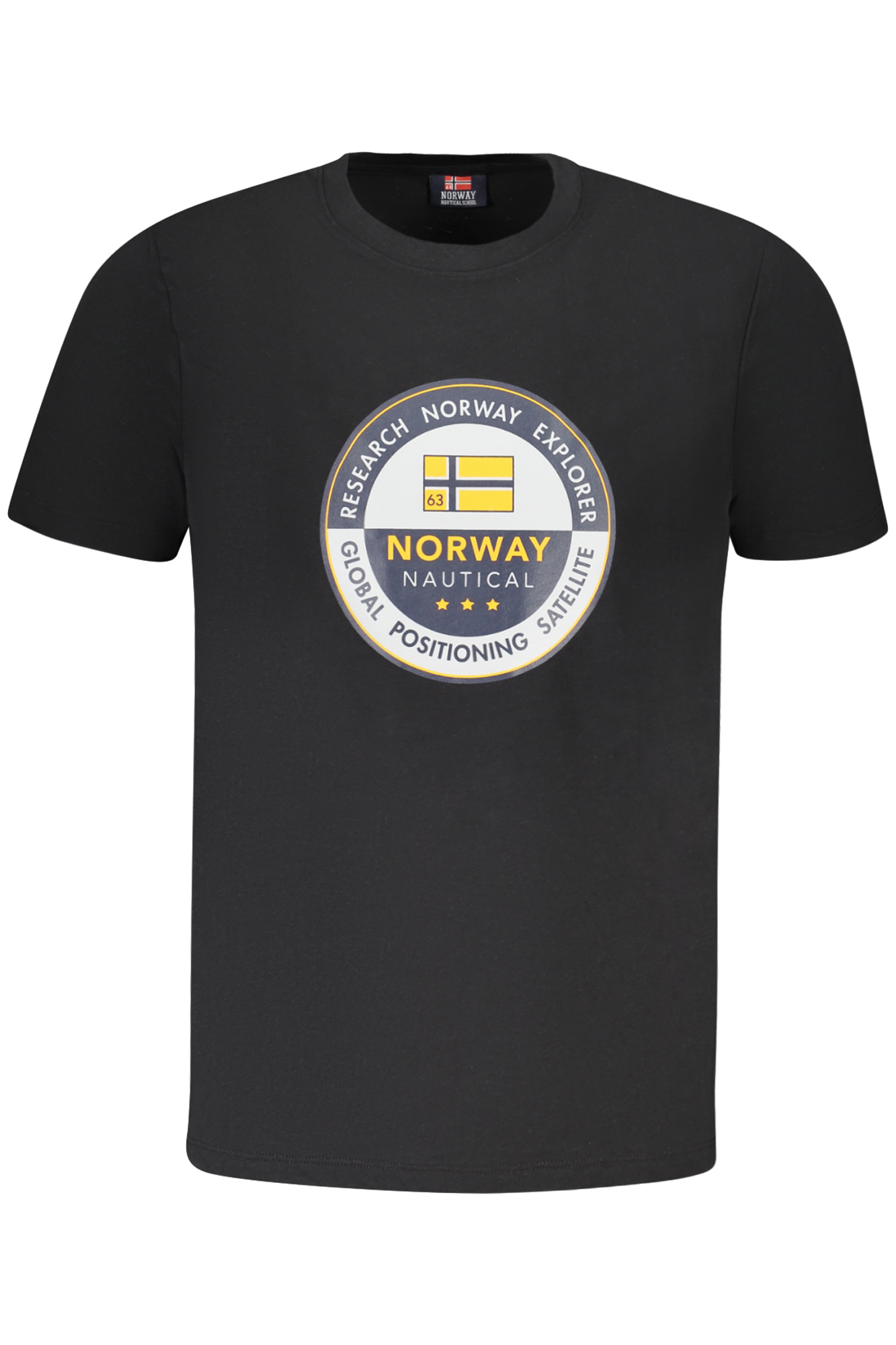 T-shirt NORWAY 1963 για άνδρες – Μαύρο