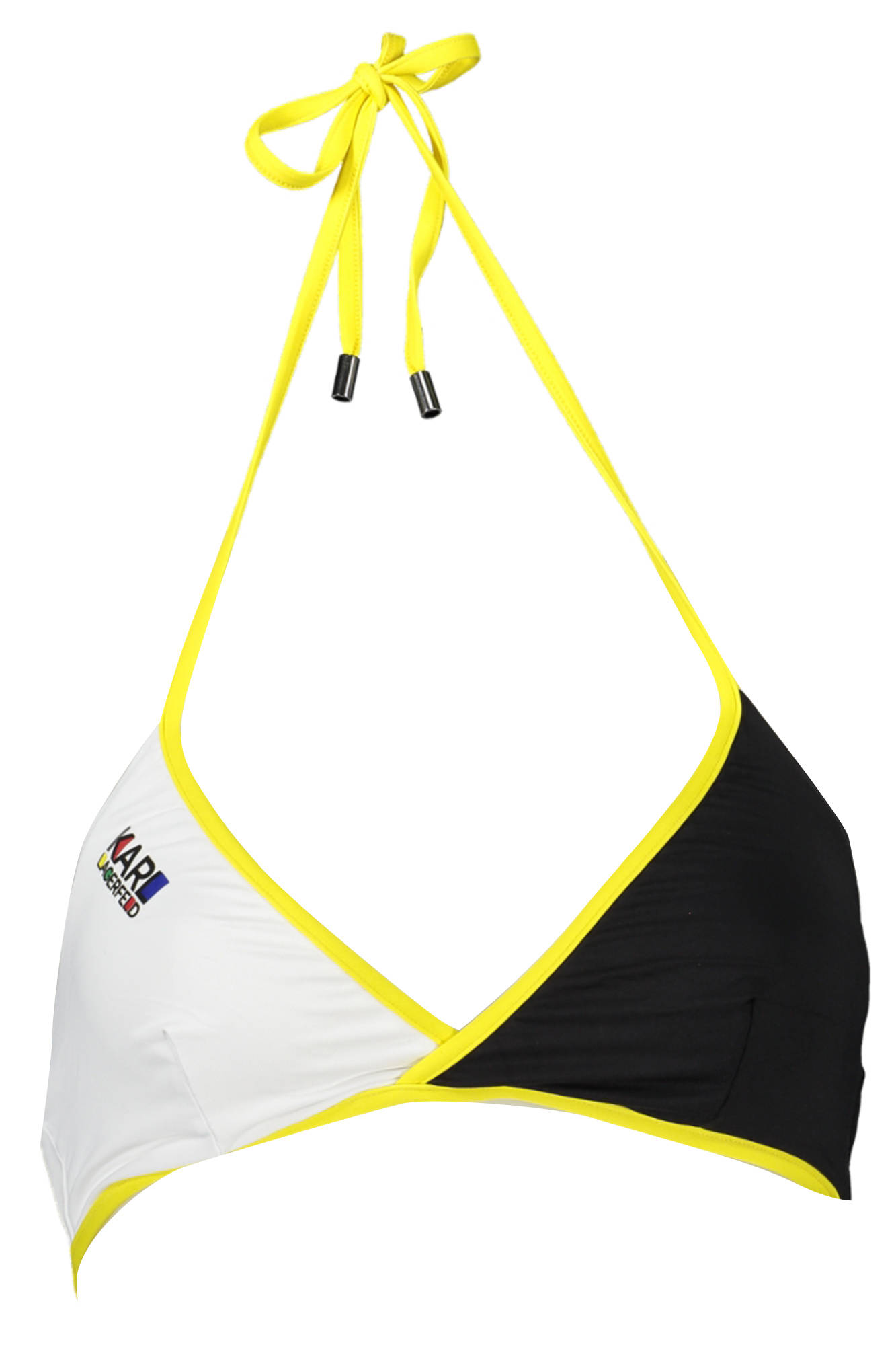 Μαγιό Karl Lagerfeld Beachwear για γυναίκες – Μαύρο