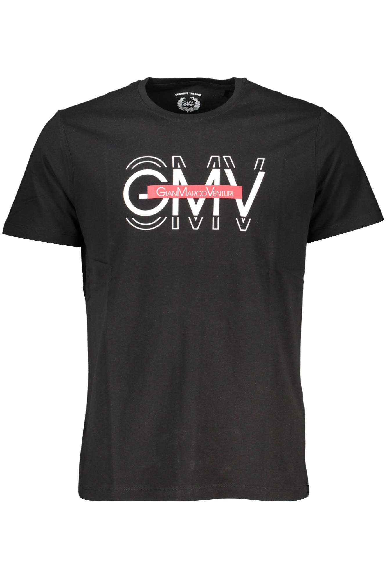T-shirt Gian Marco Venturi για άνδρες – Μαύρο