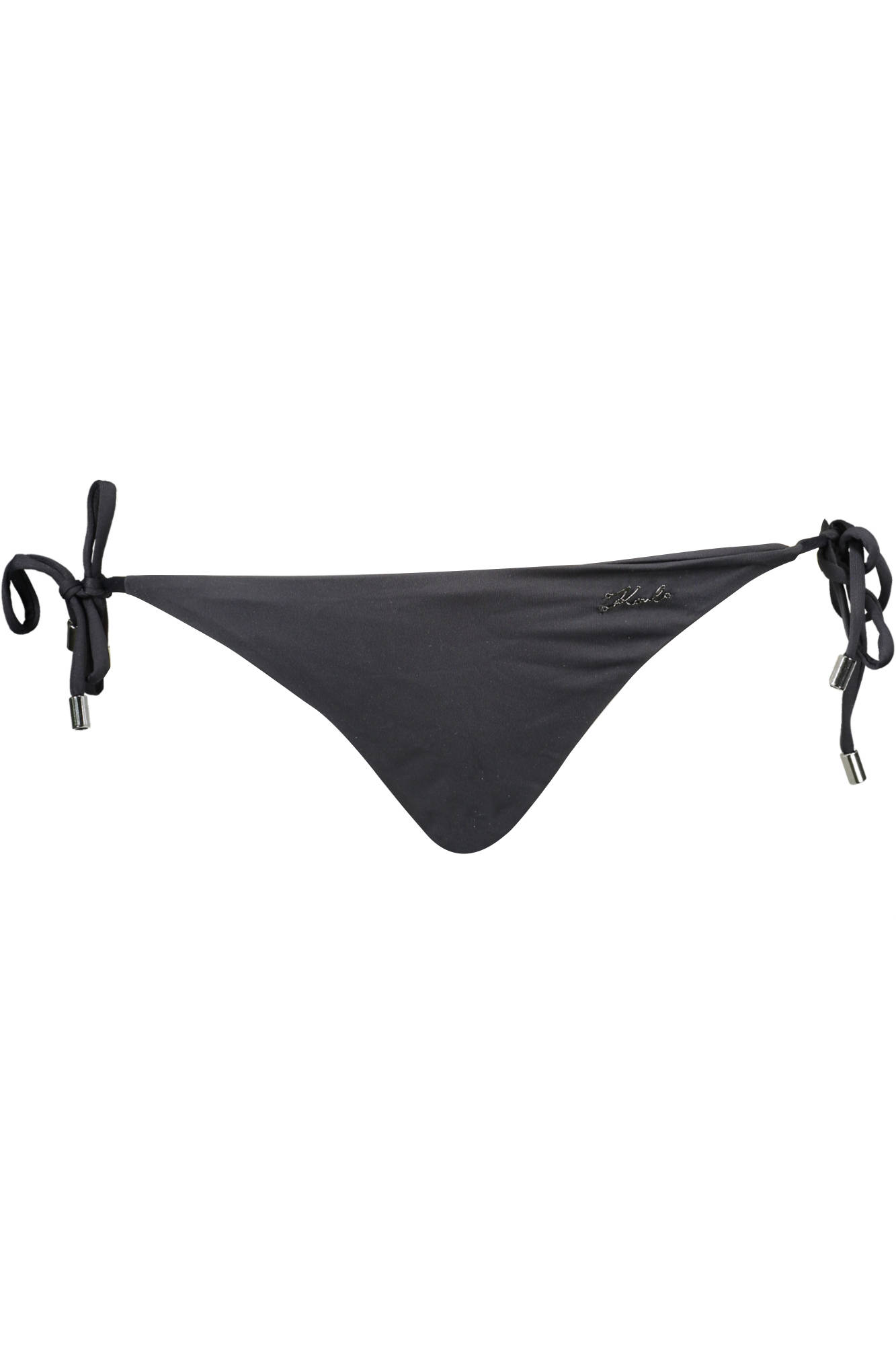Μαγιό Karl Lagerfeld Beachwear για γυναίκες – Μαύρο