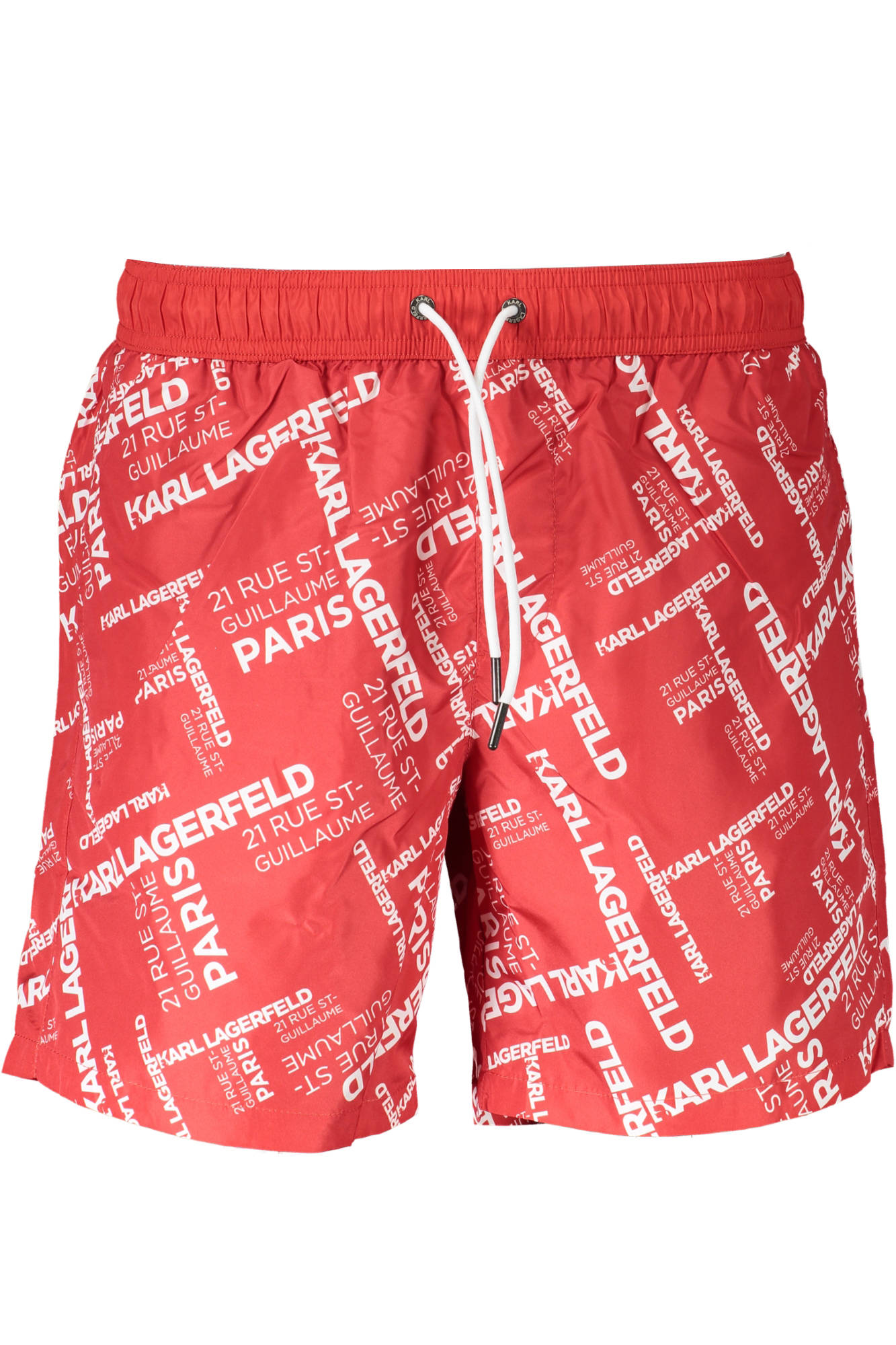 Μαγιό Karl Lagerfeld Beachwear για άνδρες – Κόκκινο