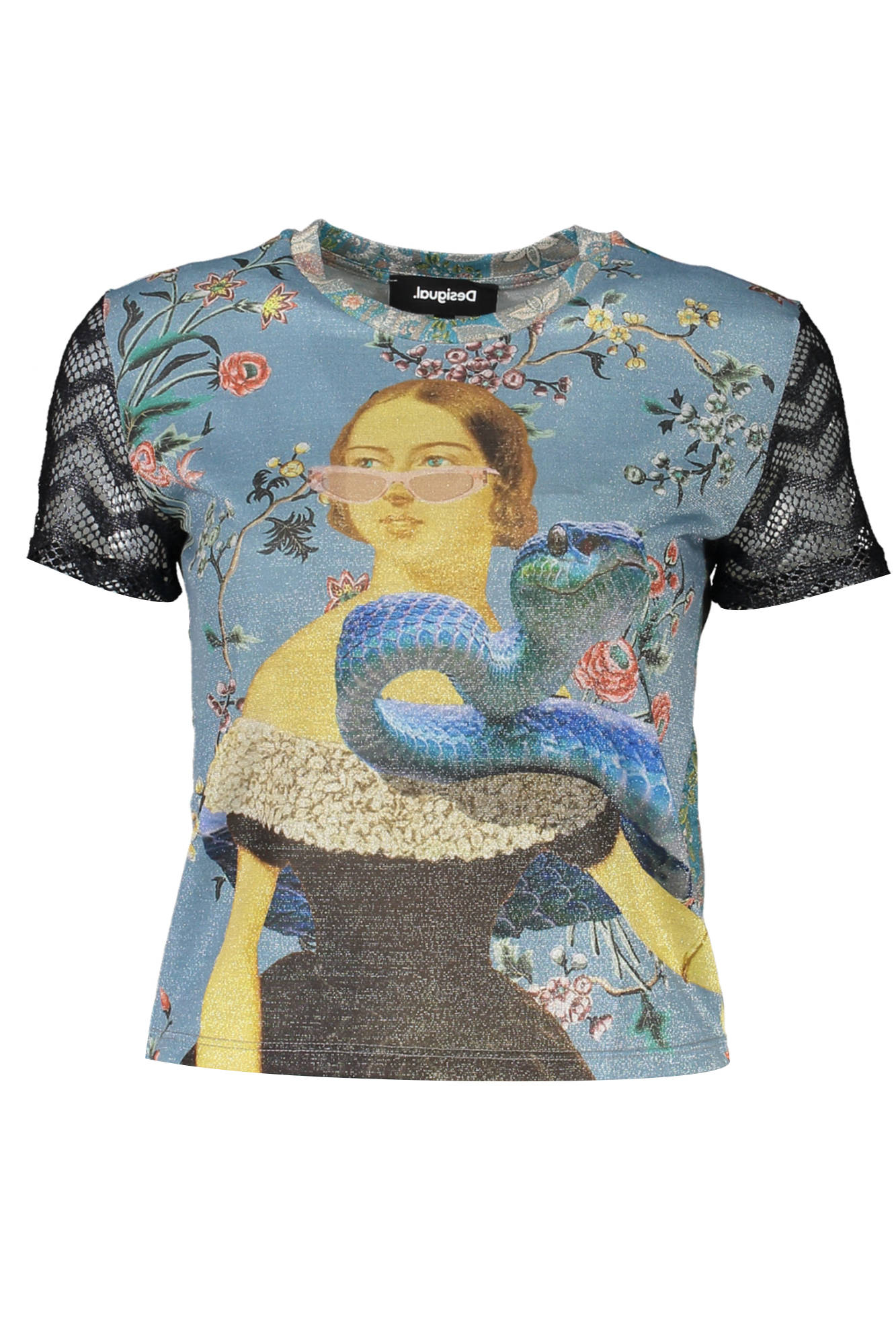 T-shirt Desigual για γυναίκες – Μπλε