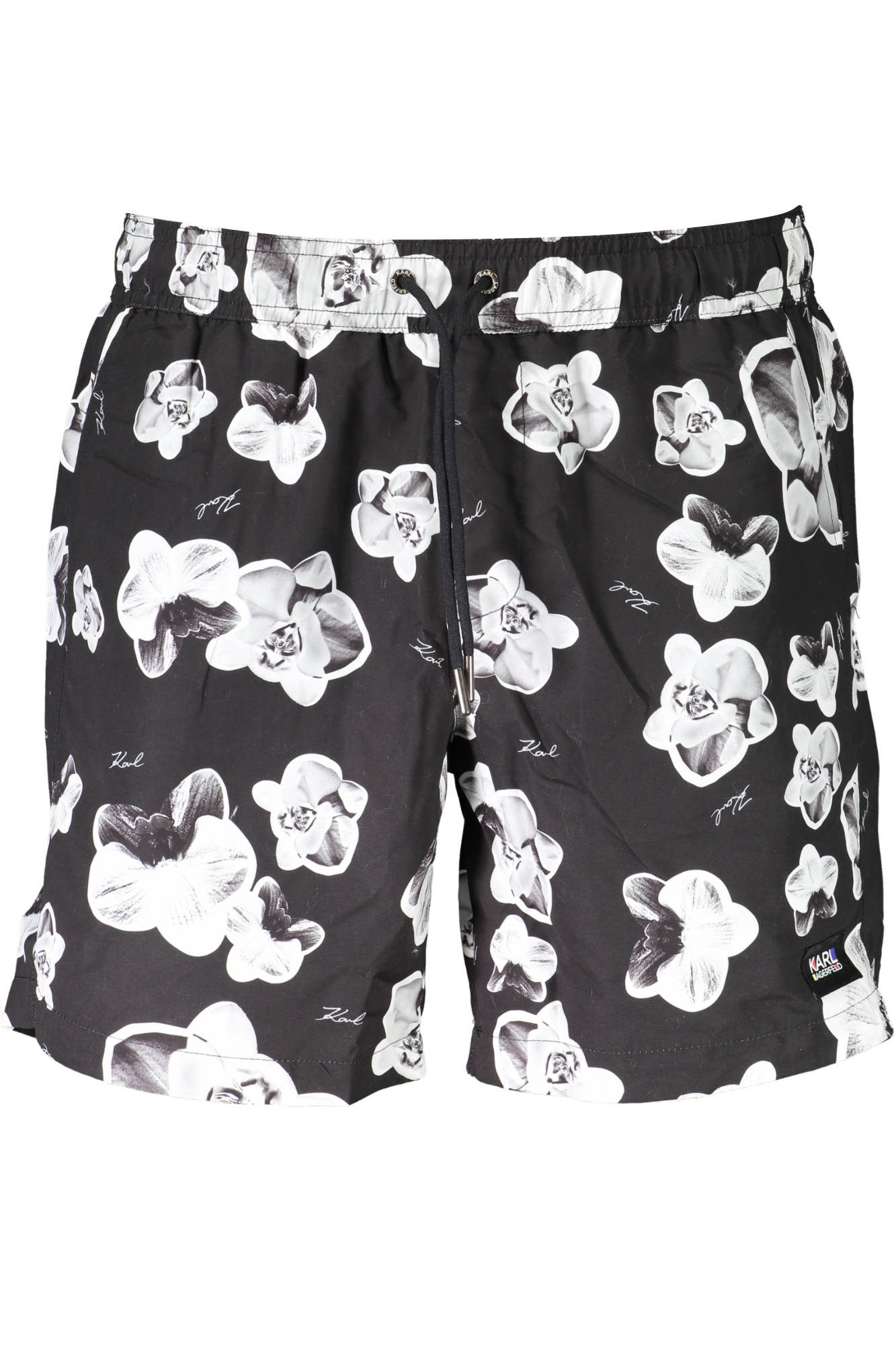 Μαγιό Karl Lagerfeld Beachwear για άνδρες – Μαύρο