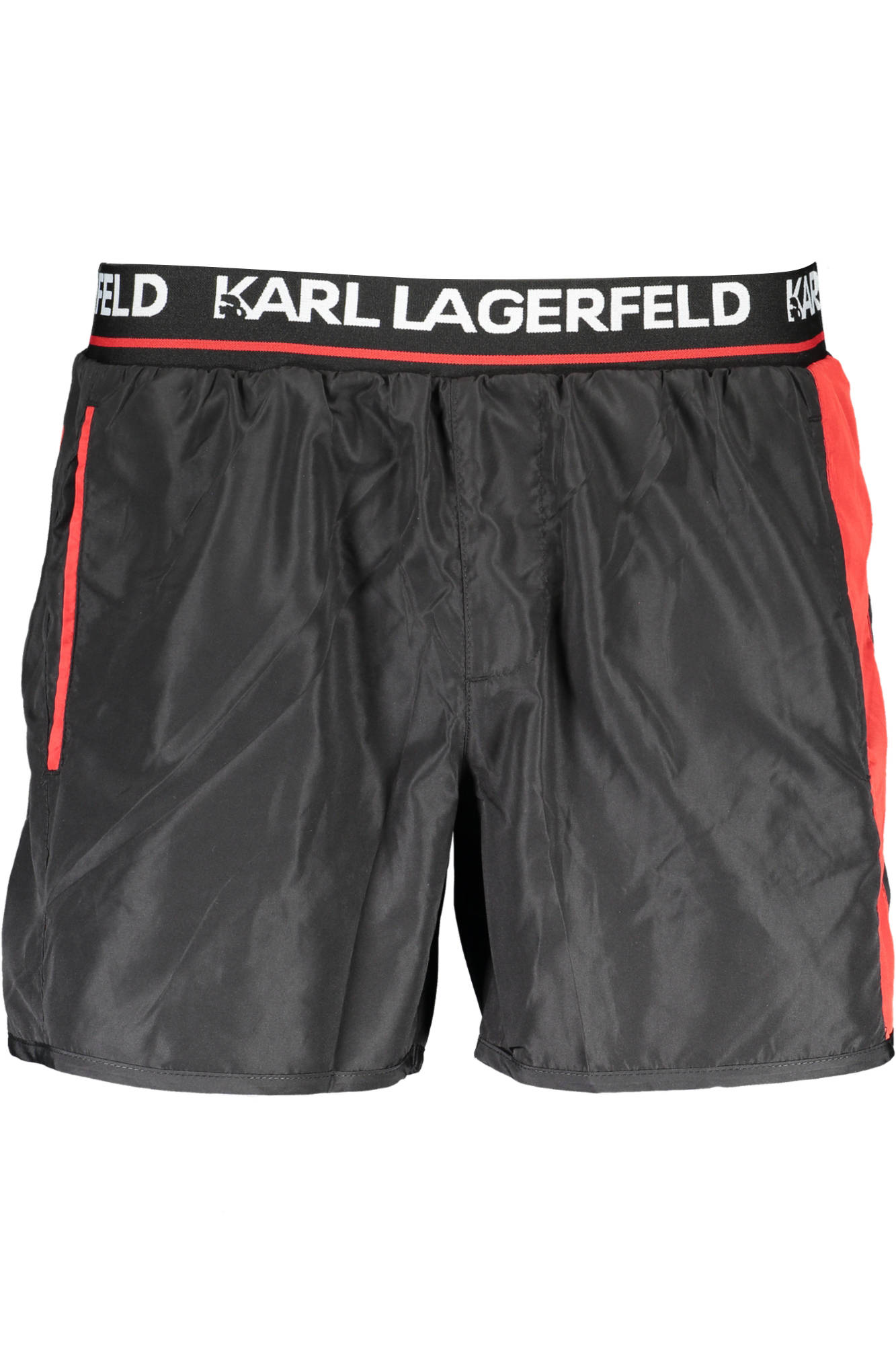 Μαγιό Karl Lagerfeld Beachwear για άνδρες – Μαύρο