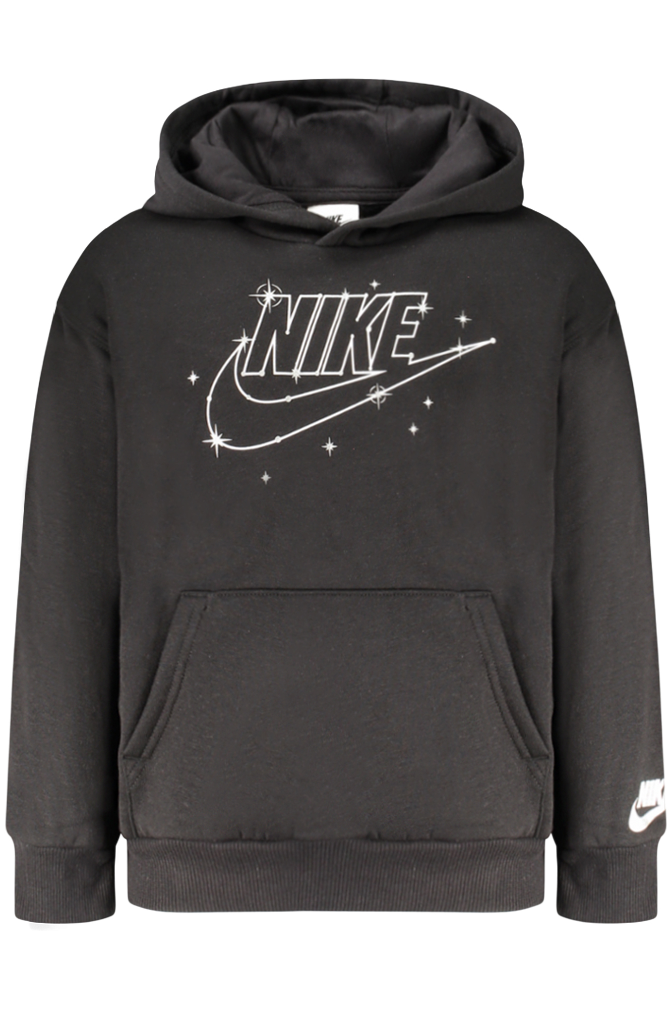 Φούτερ με κουκούλα NIKE για αγόρια – Μαύρο