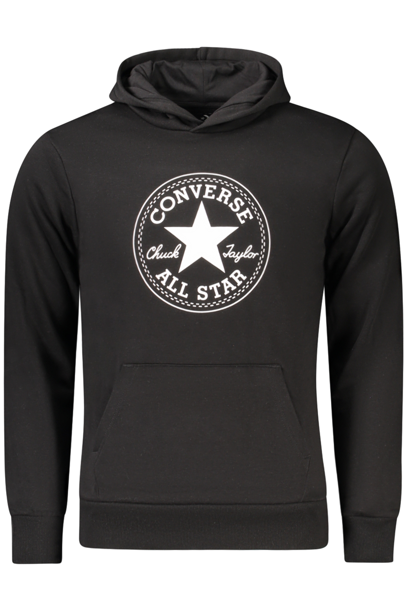 Φούτερ με κουκούλα CONVERSE για αγόρια – Μαύρο