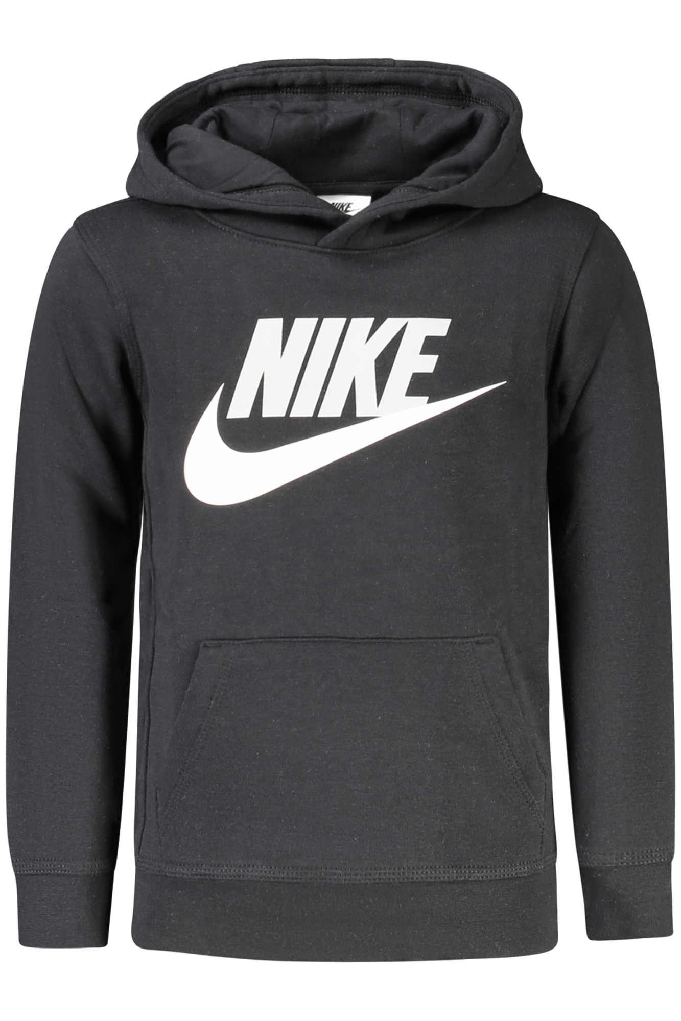Φούτερ με κουκούλα NIKE για αγόρια – Μαύρο