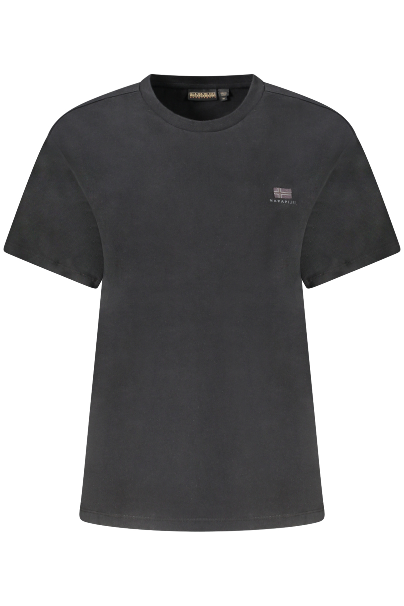 T-shirt NAPAPIJRI για γυναίκες – Μαύρο
