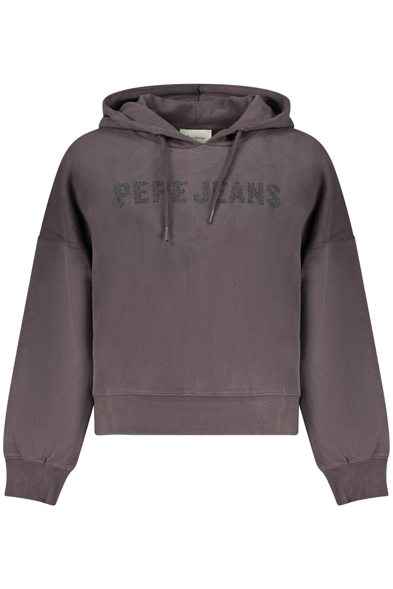Φούτερ με κουκούλα PEPE JEANS για γυναίκες – Μαύρο