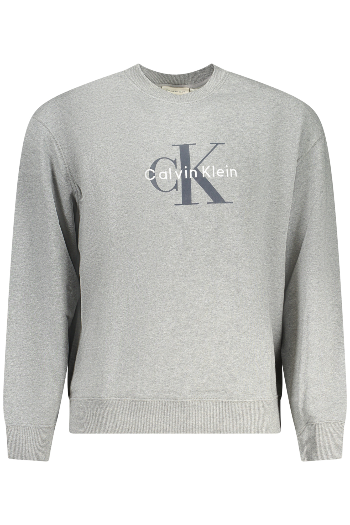 Φούτερ με κουκούλα Calvin Klein για άνδρες – Γκρι