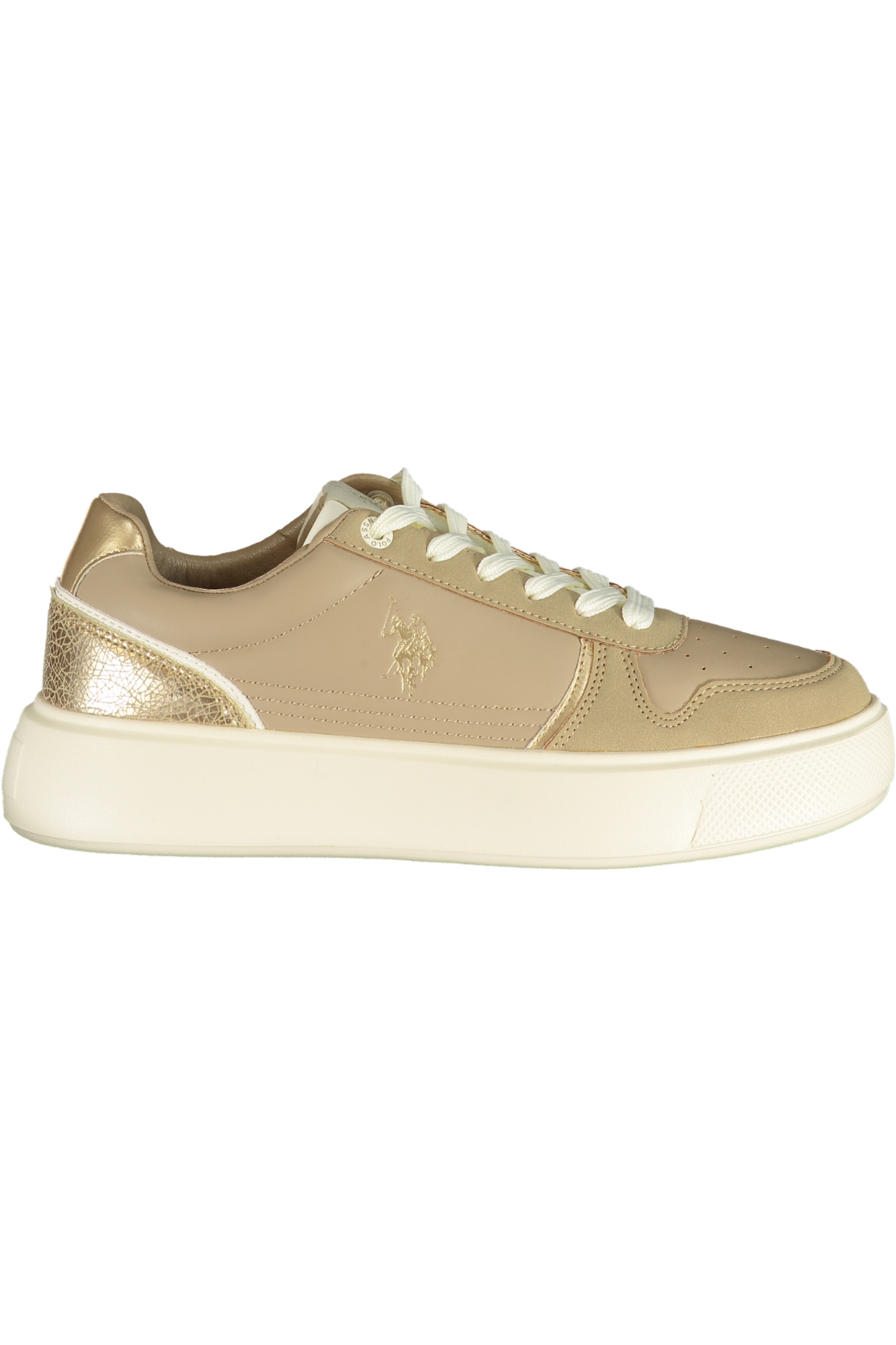 Sneakers U.S. POLO ASSN. για γυναίκες – Μπεζ