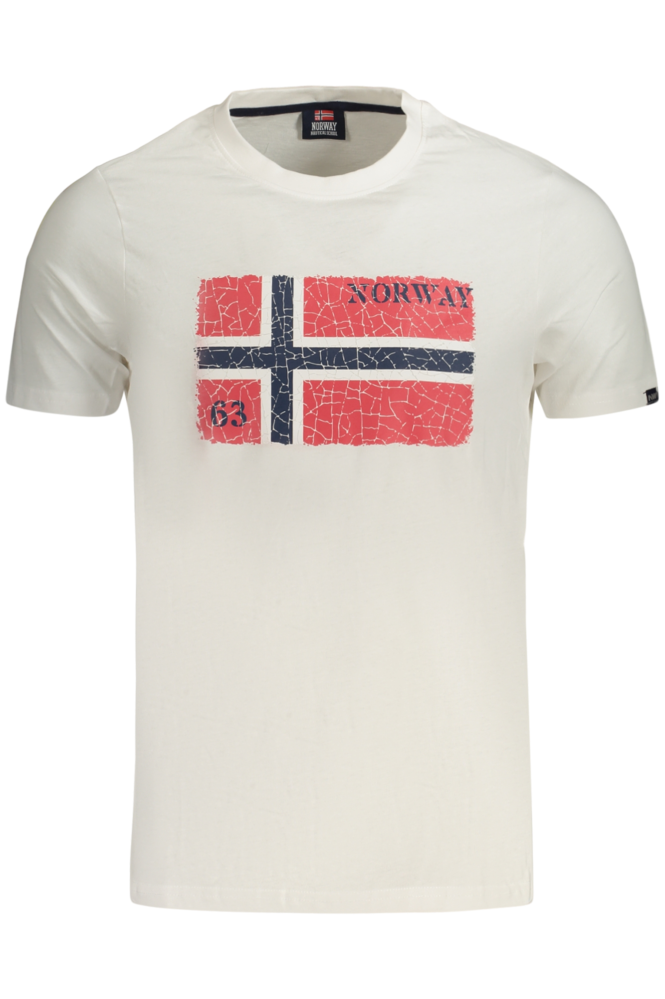 T-shirt NORWAY 1963 για άνδρες – Λευκό