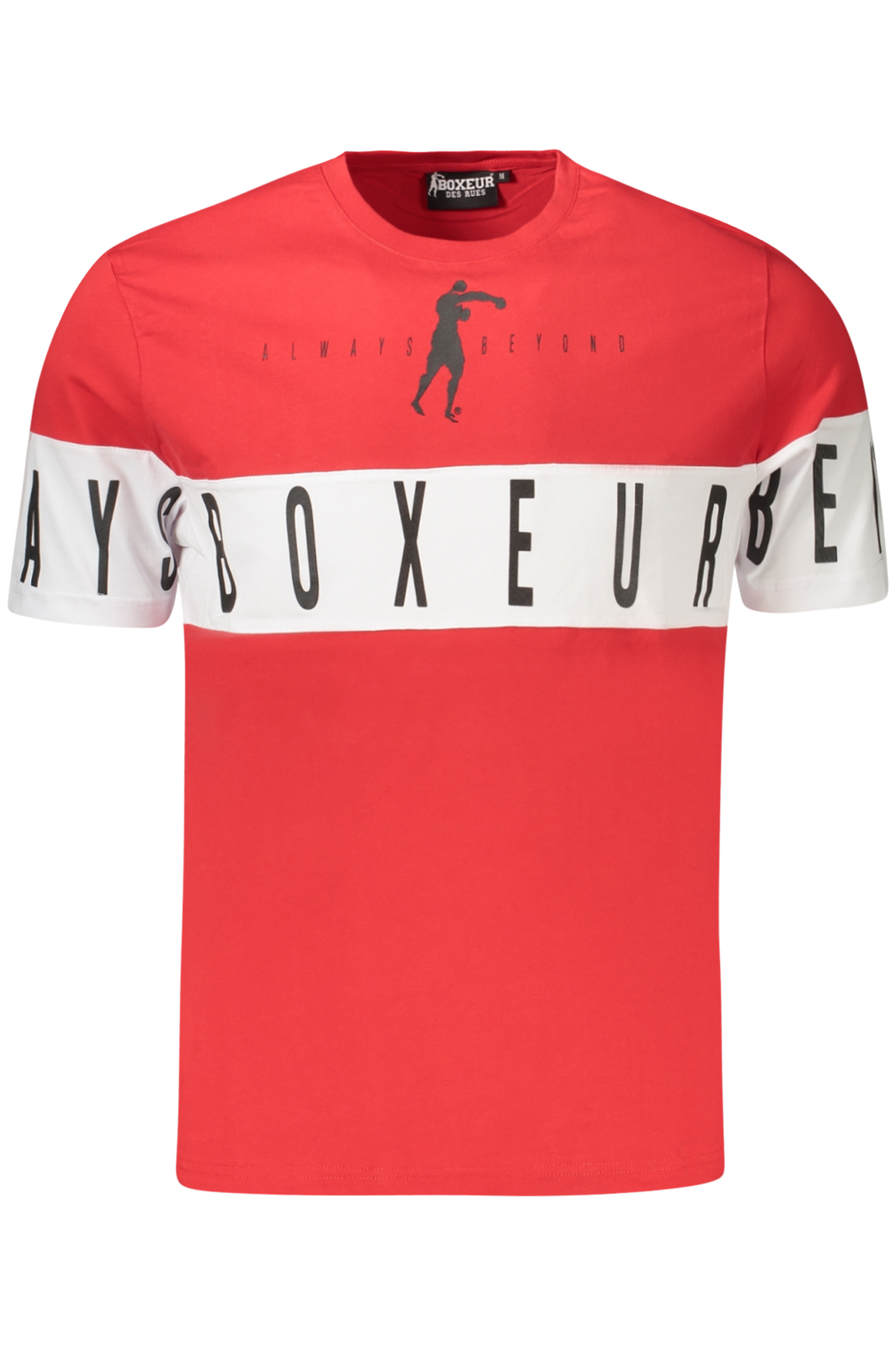 T-shirt BOXEUR DES RUES για άνδρες – Κόκκινο