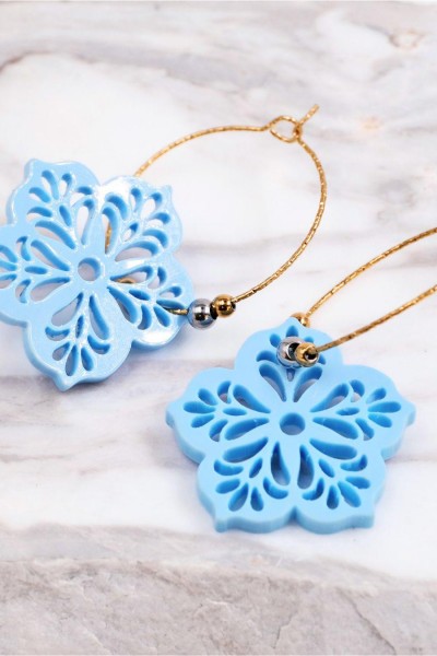 Σκουλαρίκια Toolittle – Nature Collection – Light Blue