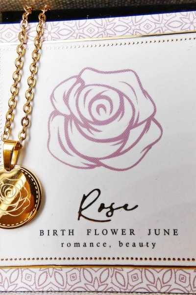 Κολιέ Toolittle – Birth Flower - Rose for June