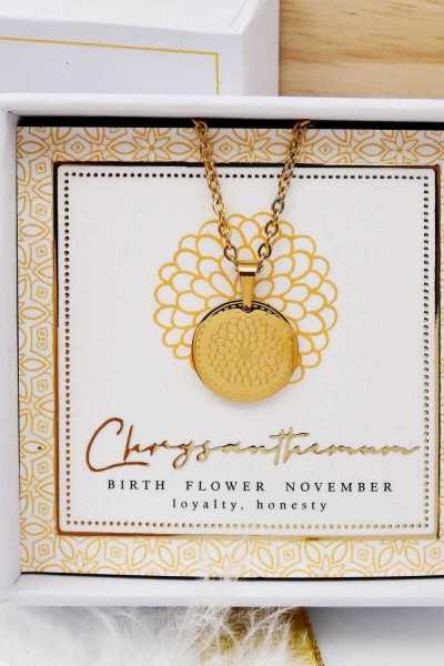 Κολιέ Toolittle – Birth Flower - Chrysanthemum for November