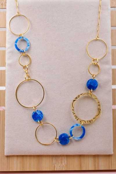 Κολιέ Toolittle – Μακρύ Plexi Circles