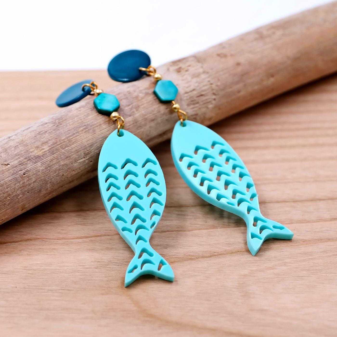 Σκουλαρίκια Toolittle – inox Beach Collection