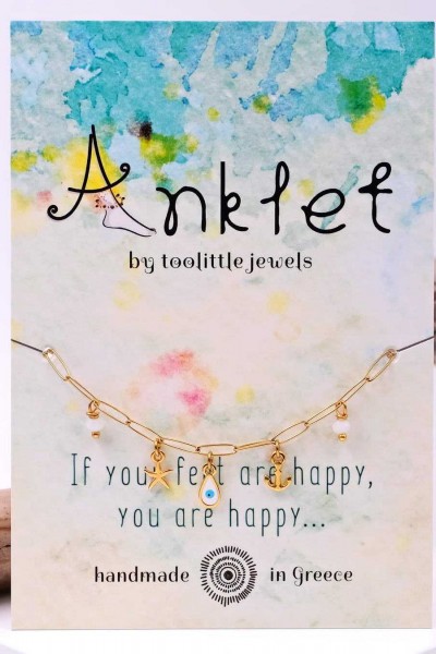 Αλυσίδα ποδιού Toolittle – Αλυσίδα ποδιού Beach Collection