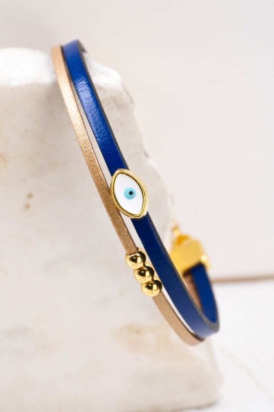 Βραχιόλι Toolittle – Χειροποίητο με Μάτι από Σμάλτο