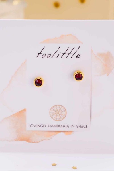 Σκουλαρίκια Toolittle – Mini Dots Jewelry: με Κρύσταλλα