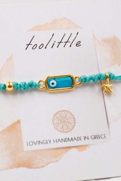 Βραχιόλι Toolittle – Μακραμέ Evil Eye