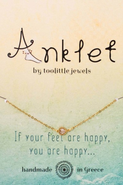 Αλυσίδα ποδιού Toolittle – Inox Αλυσίδα Ποδιού Καρδιά