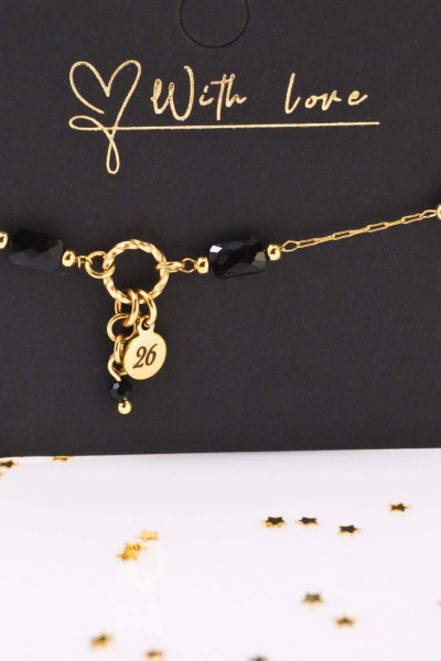 Βραχιόλι Toolittle – Stainless Steel Jewelry: - Γούρι Κρύσταλλα 2026